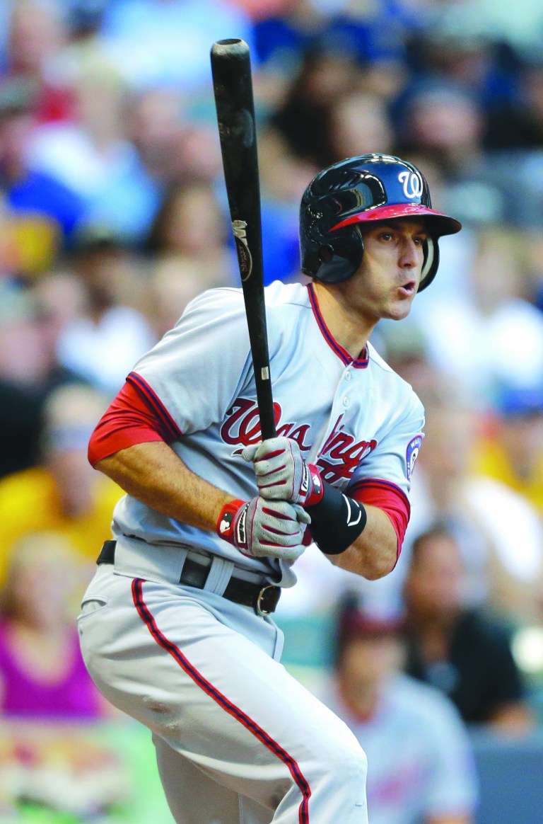 Jeffrey Phelps/AP
Steve Lombardozzi went 21-for-59 in his last 14 games before going back to a reserve role when Ian Desmond returned.