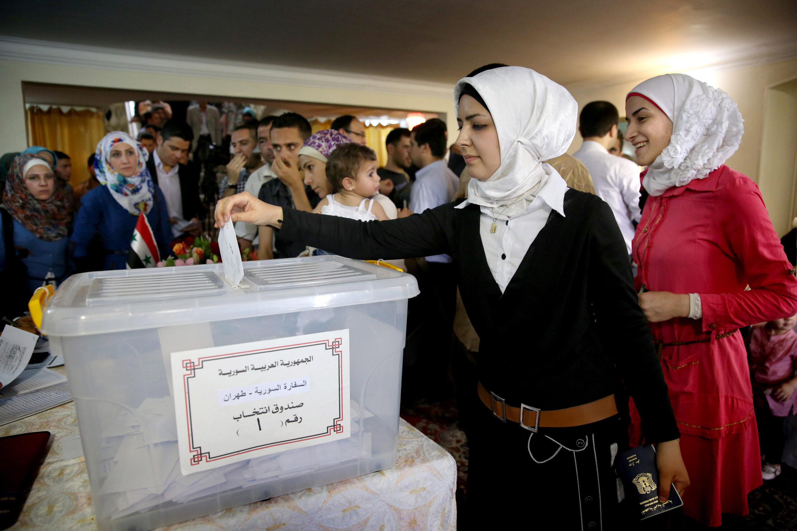 Assad’s supporters abroad vote in Syrian election