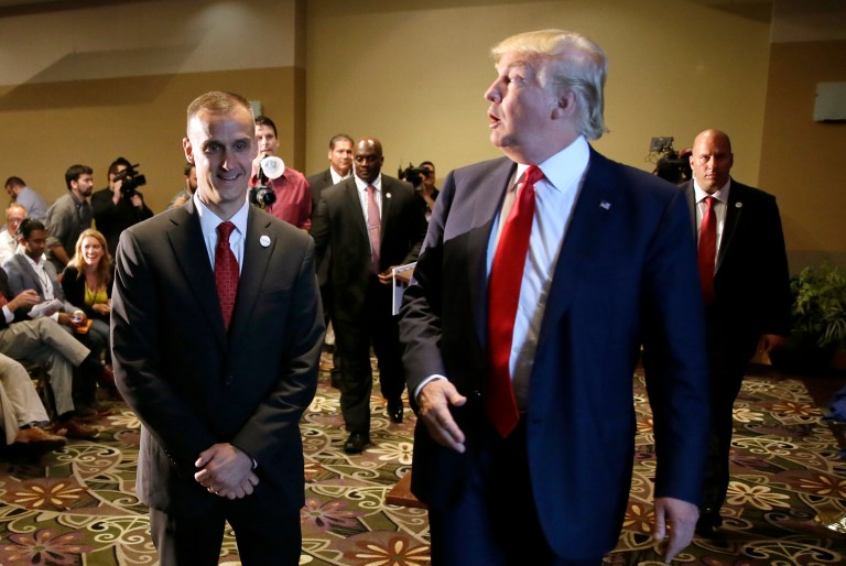 Trump's campaign manager Corey Lewandowski claims he called ex-Breitbart reporter Michelle Fields the same night that she alleged he grabbed her 