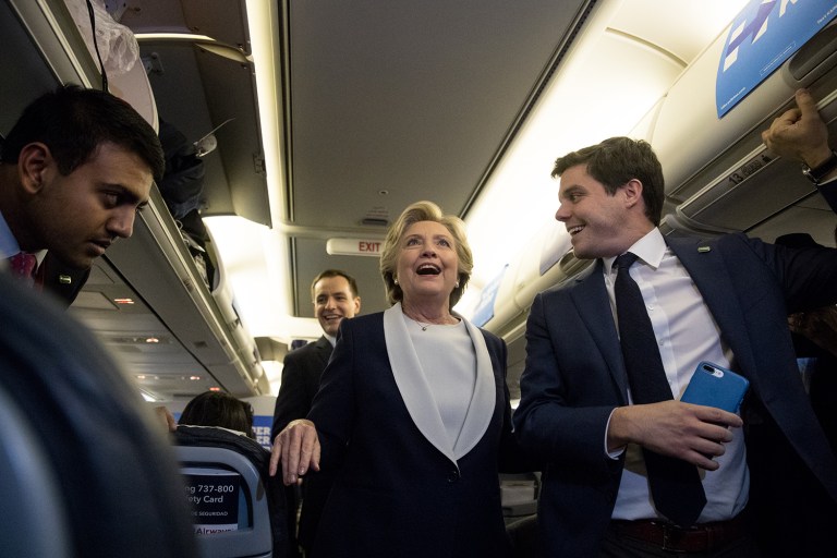 Hillary Clinton's campaign manager Robby Mook admitted late Wednesday that the election will be close. (AP Photo)