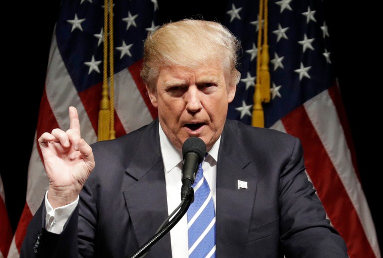 This is one area where Donald Trump, in the spirit of running for president as a businessman, has put forward some proposals that are steps in the right direction. (AP Photo/John Locher)