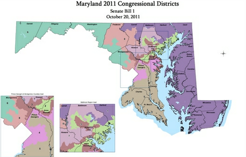 Maryland's redistricting map