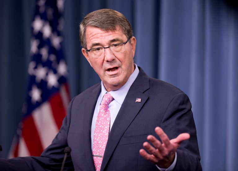 AshÂ Carter said he made the call to conduct the raid, which was performed alongsideÂ Kurdish peshmerga forces, after receiving intelligence that 
