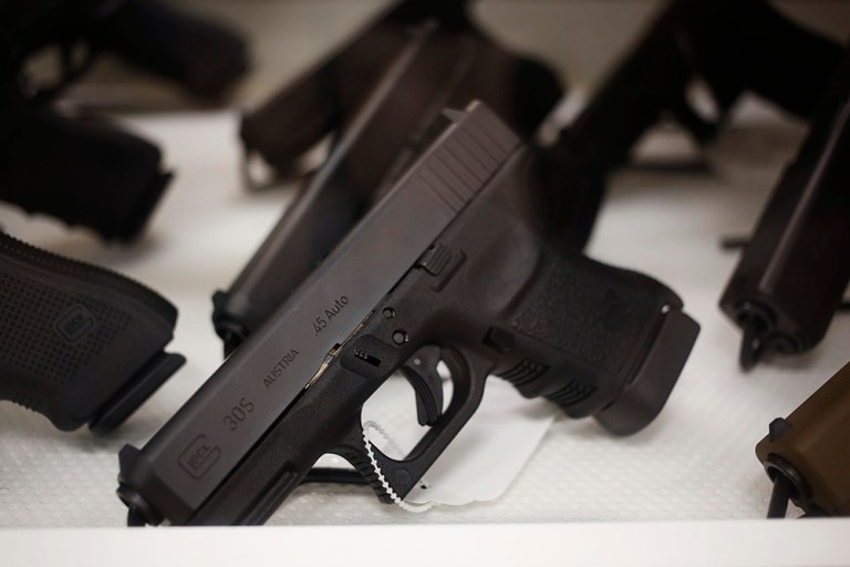 Facebook is winning high praise from the New York Times' editorial board for its decision last week to ban all private sales of firearms on both its flagship social media site as well as its photo-sharing site Instagram. (Bloomberg/Luke Sharrett)