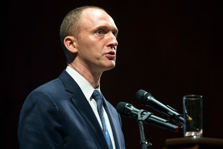 Page was briefly a foreign policy adviser to the Trump campaign. (AP Photo/Pavel Golovkin, File)