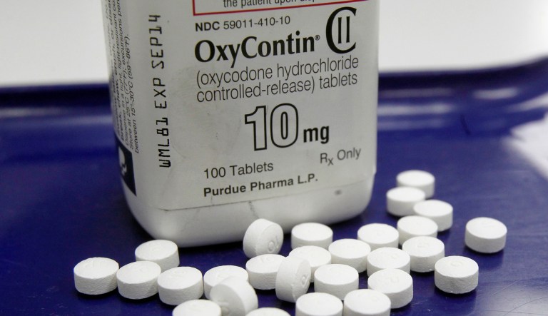 Overprescribing of painkillers such as OxyContin has been a key contributor to the opioid epidemic, which kills 91 people a day, according to federal data. (AP Photo/Toby Talbot, File)