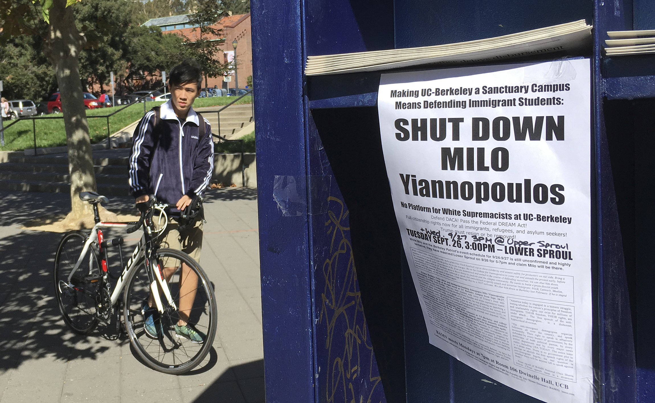 Berkeley says ‘Free Speech Week’ officially cancelled, but Milo Yiannopoulos disputes its demise