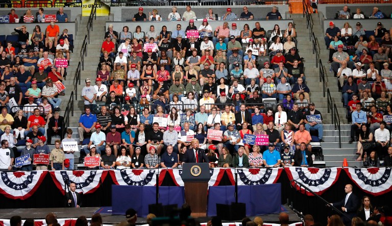 None of this seems to matter to Trump voters (AP Photo/Charlie Neibergall)