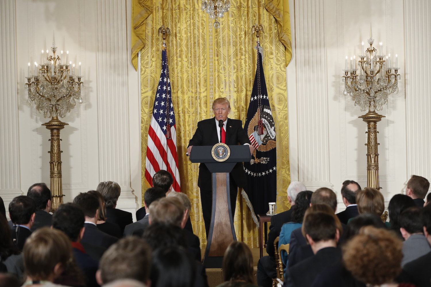 13 highlights from President Trump’s wild press conference