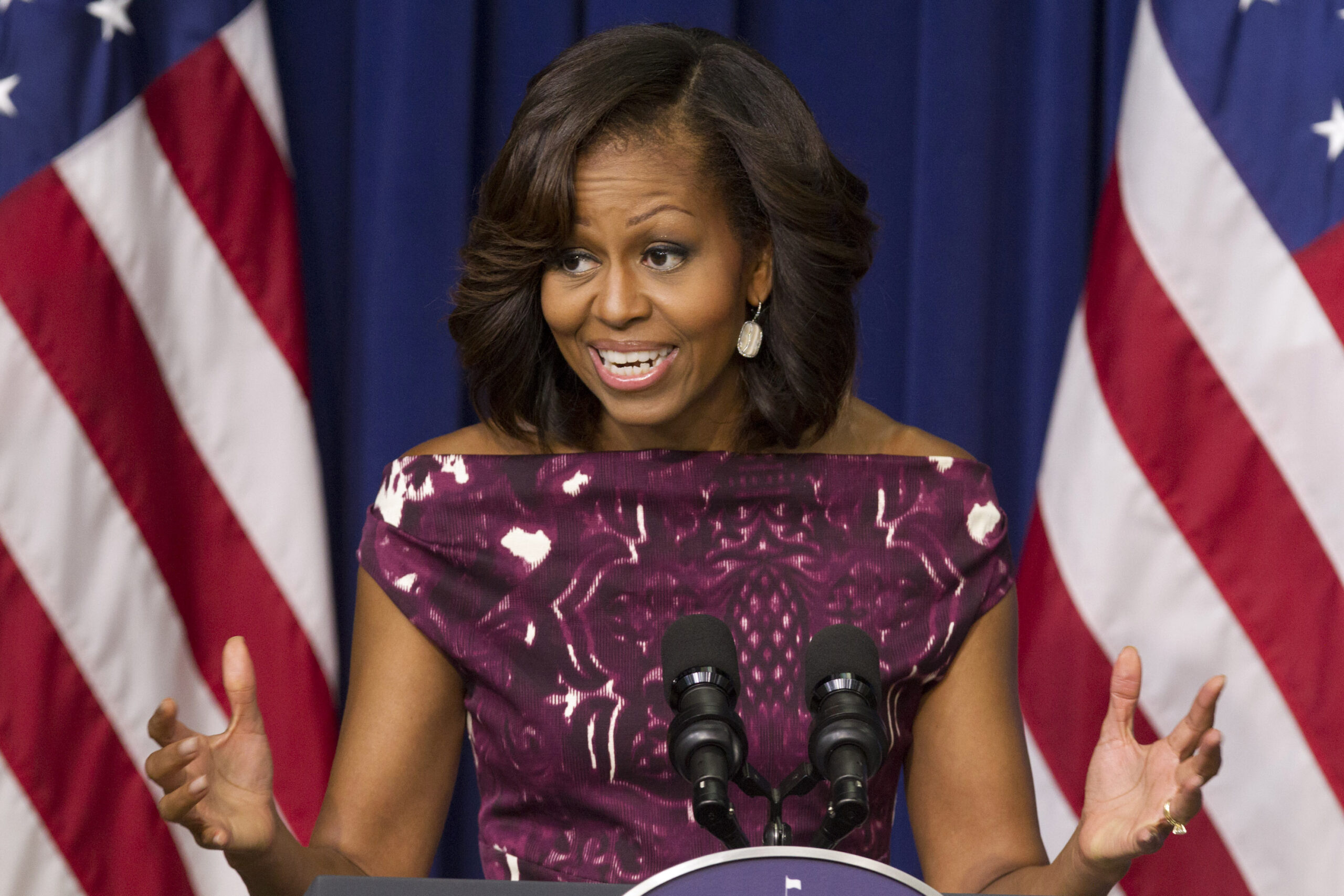 First lady tells America to ‘drink up’