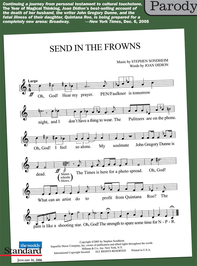 Joan Didion’s grief–on Broadway!