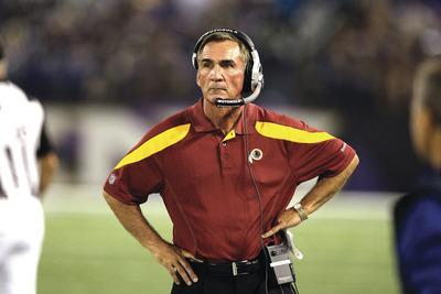 Rob Carr/Getty Images
Coach Mike Shanahan and the Redskins have gotten rid of most of the players from the Jim Zorn-Vinny Cerrato era.