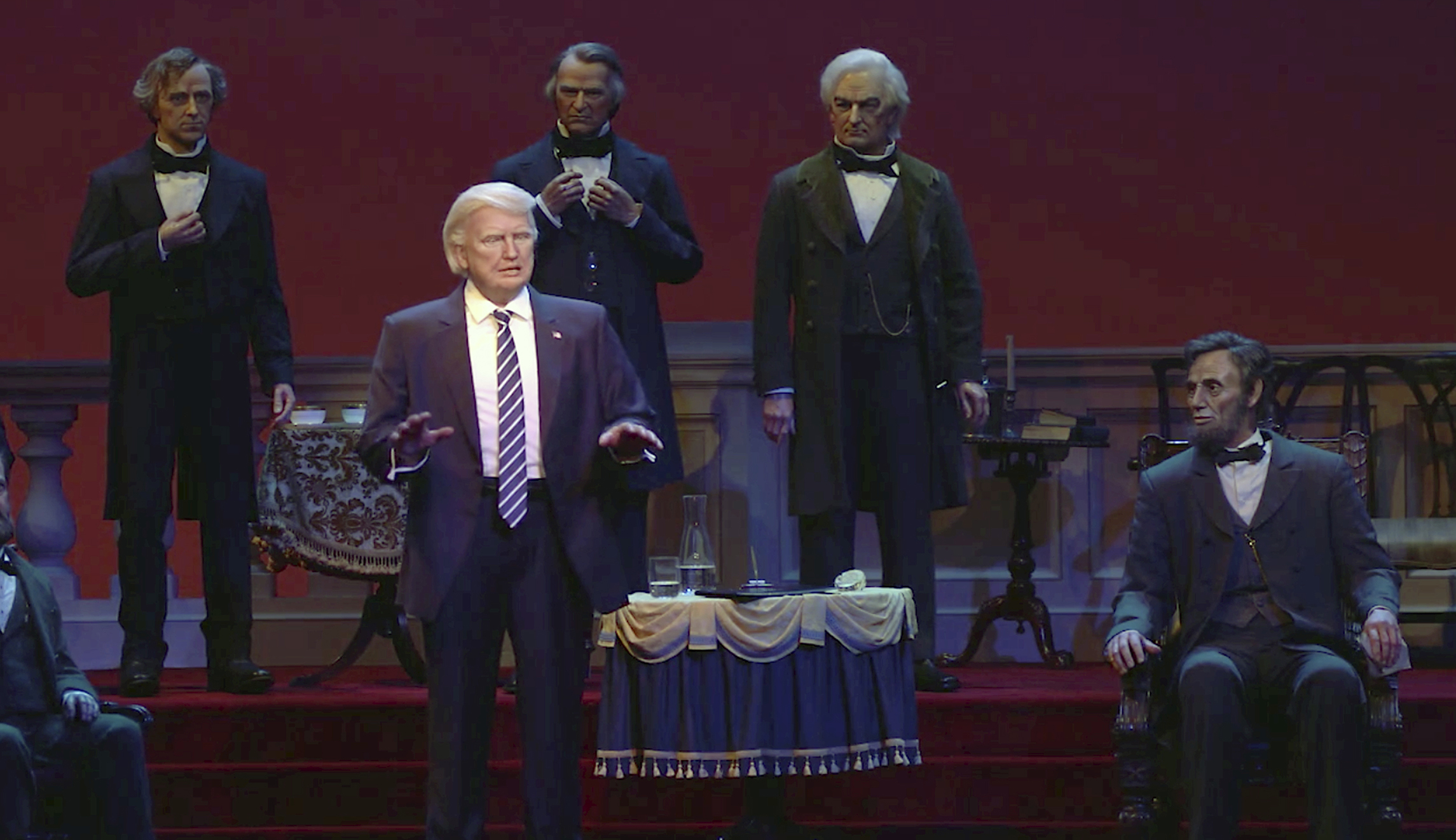 Disney lets Trump be Trump in the Hall of Presidents