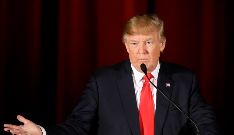 The Washington Post reported Tuesday night Trump was angry after Neil Gorsuch criticized the president's attacks on the federal judiciary. (AP Photo/Charlie Neibergall)