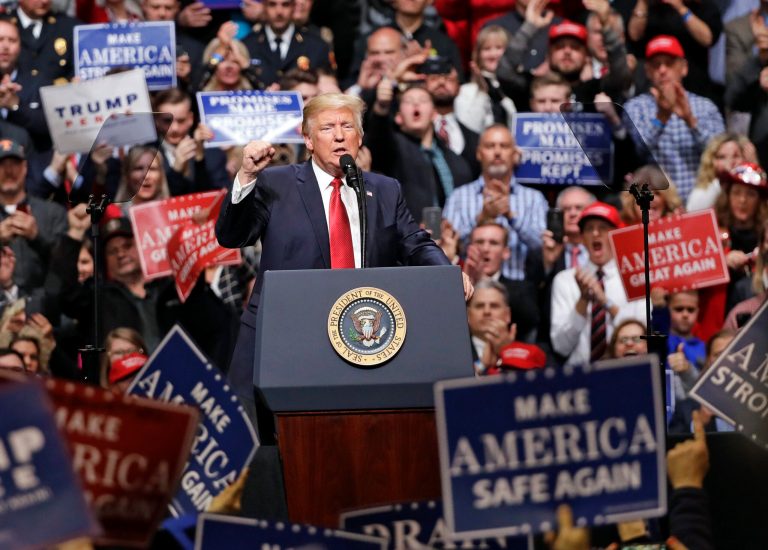 President Trump said Wednesday that he views himself as an 