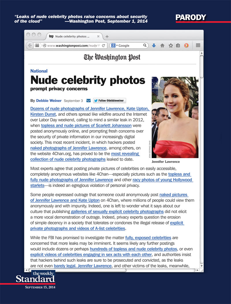 Getting Serious About Salaciousness