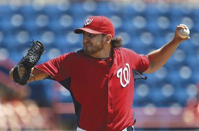 Paul Sancya/AP
John Lannan led the Nationals with 10 victories in 2011 but will start the year at Triple-A Syracuse because of an infusion of young pitchers and free agents.
