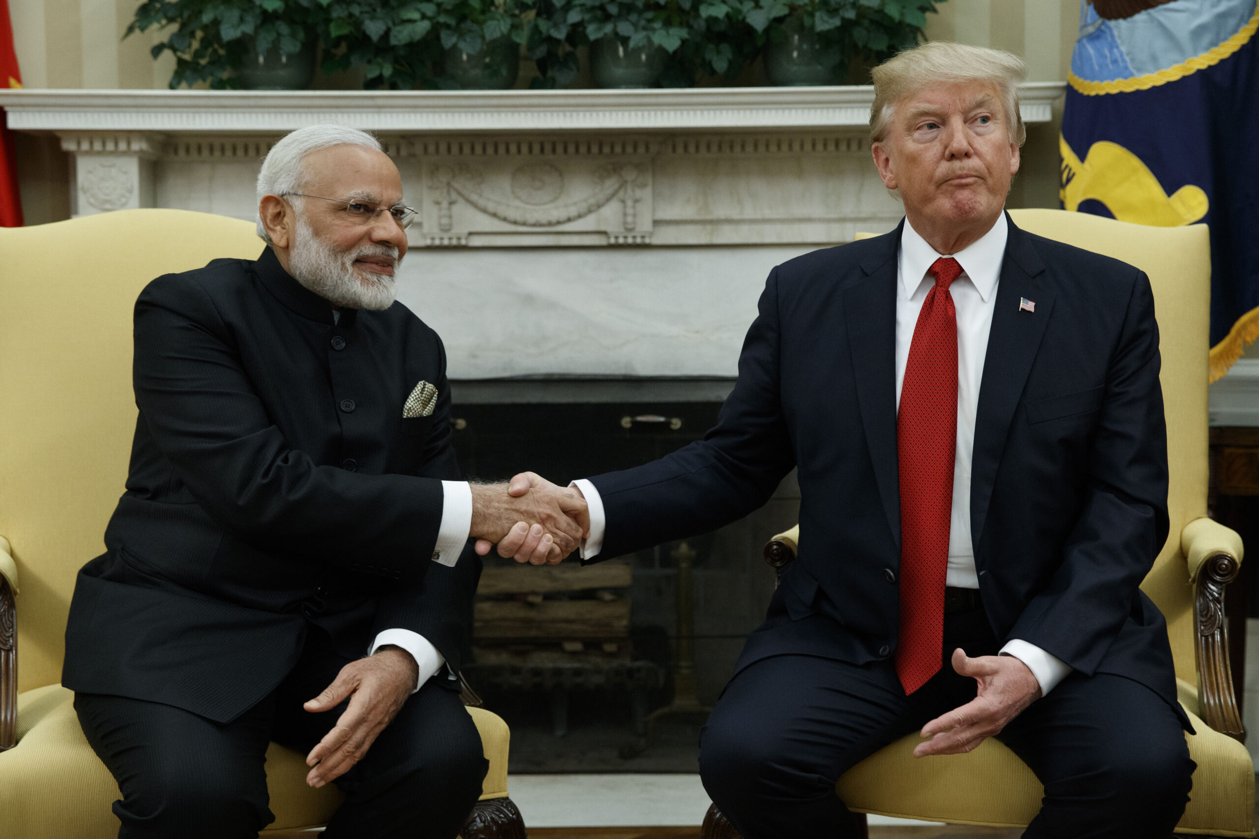 Trump welcomes Indian Prime Minister Modi to White House