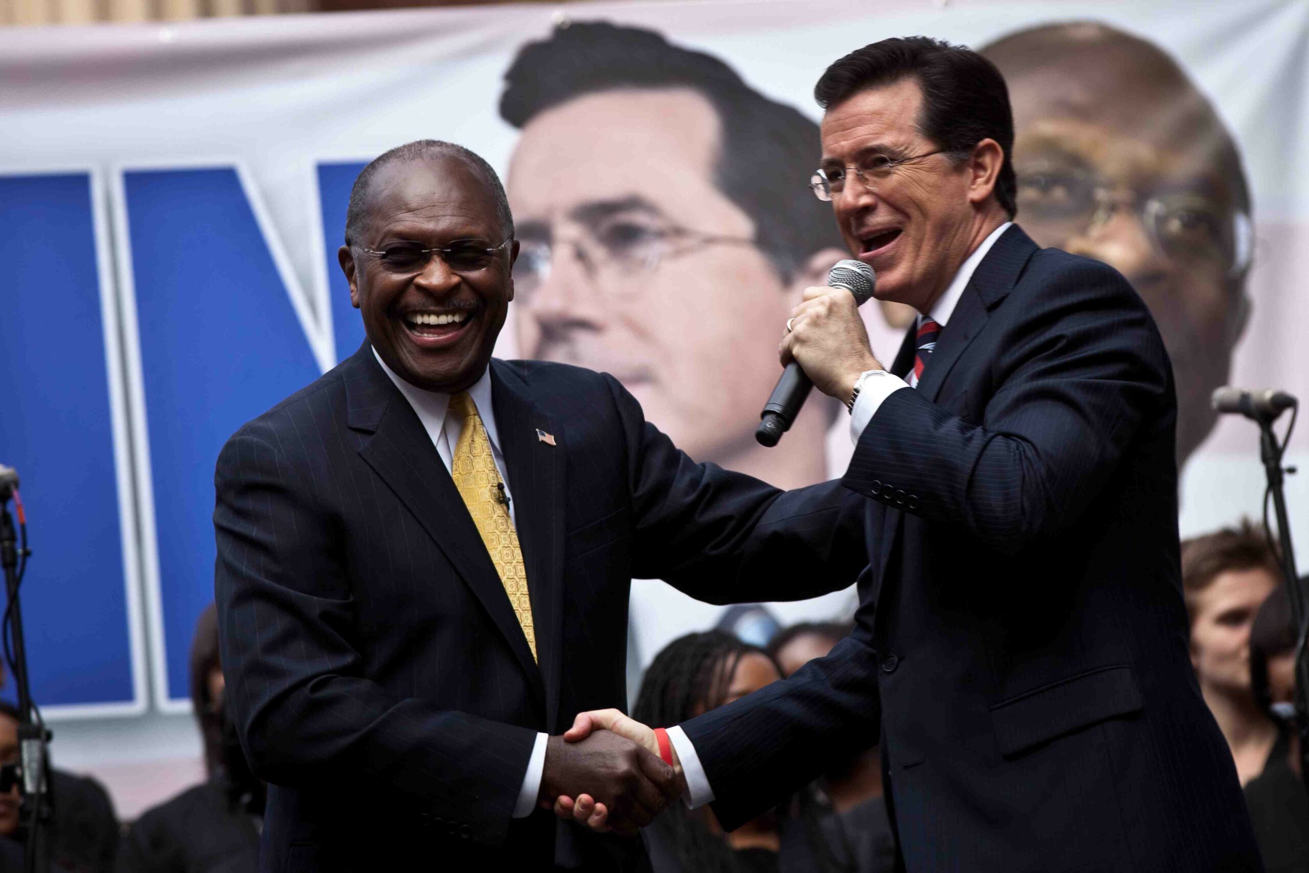 Herman Cain explains affair with Stephen Colbert