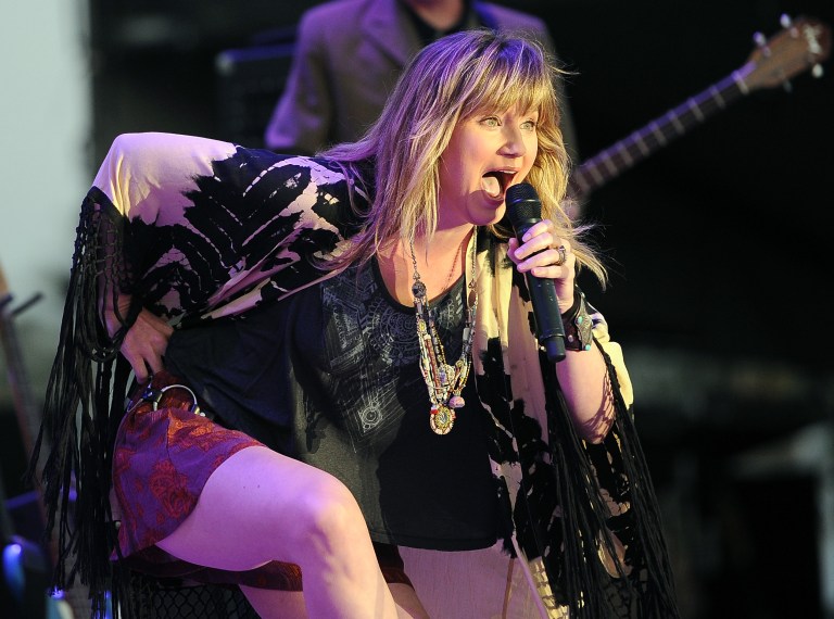 FILE - In this April 26, 2014 file photo, Jennifer Nettles performs during day two of the 2014 Stagecoach Music Festival at the Empire Polo Field  in Indio, Calif.  Nettles will join the lineup of performers at the National Memorial Day Concert on the Capitol lawn in Washington. Organizers announced Tuesday, May 13, 2014,  that Nettles will perform a musical tribute for returning veterans from Afghanistan, who will join her on stage at the Memorial Day concert May 25.  (Photo by Chris Pizzello/Invision/AP)