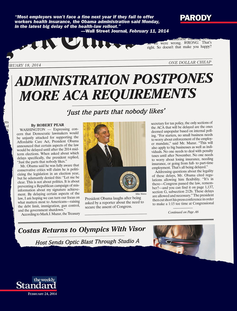 Obamacare Postponed Indefinitely