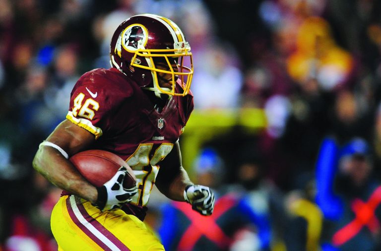 Patrick McDermott/Getty Images
Redskins running back Alfred Morris averaged 5.0 yards per carry in December and scored seven touchdowns.