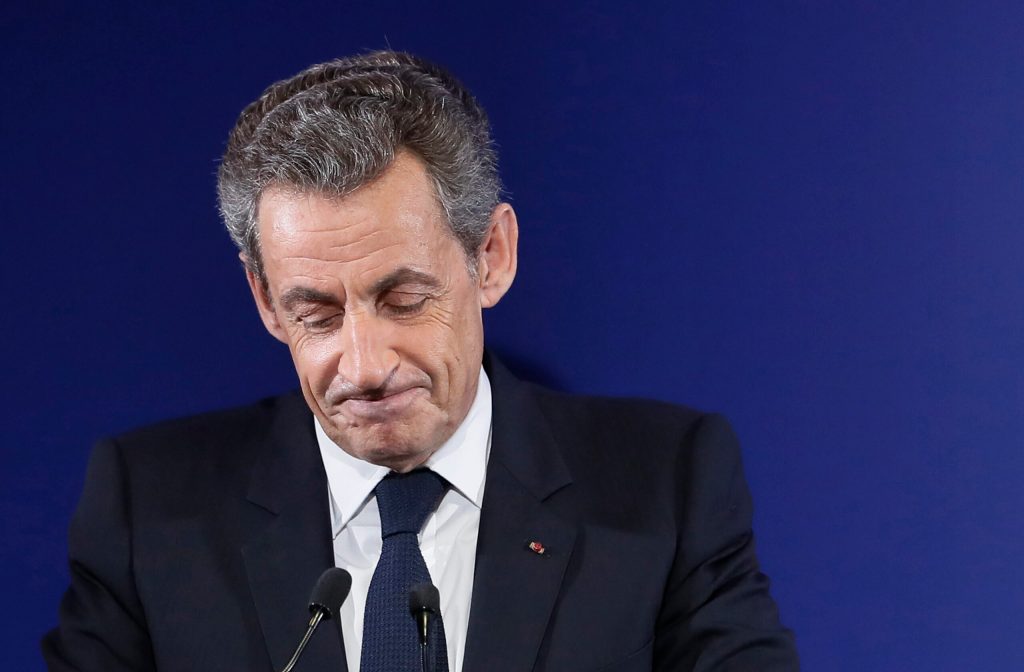 Sarkozy finished off with third place in French primary