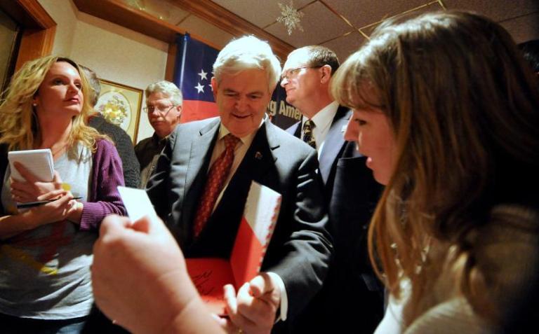 The insider-outsider divide over Newt Gingrich