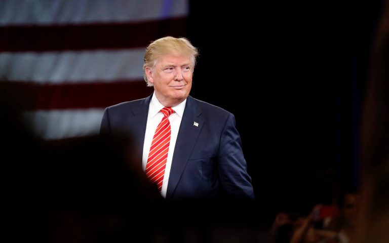 Republican presidential candidate Donald Trump claimed that he won a 