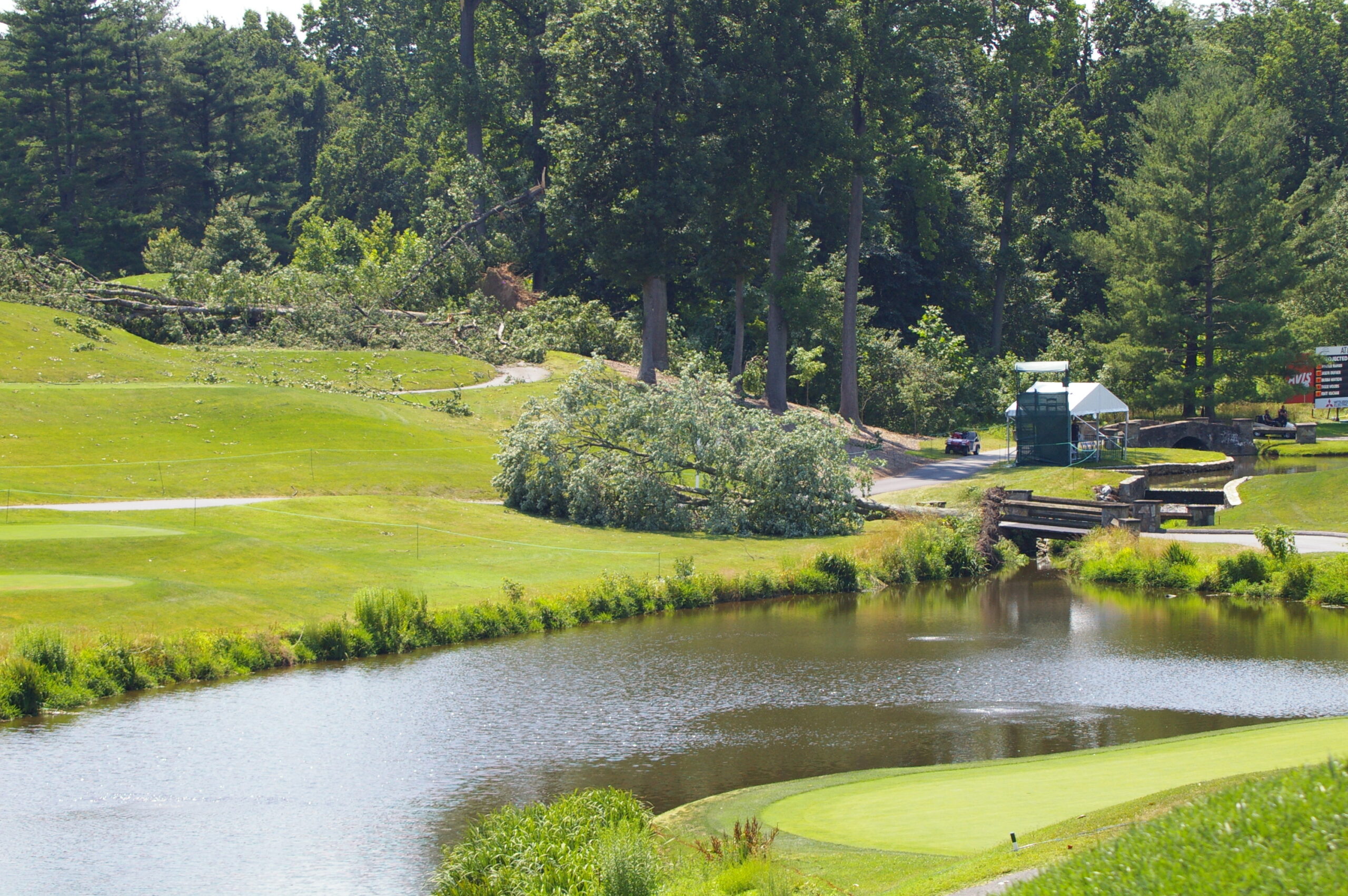 Picture of damage at Congressional