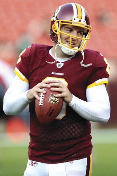 Nick Wass/AP
Rex Grossman will be the starting quarterback for the Redskins in the season opener against the Giants on Sunday.