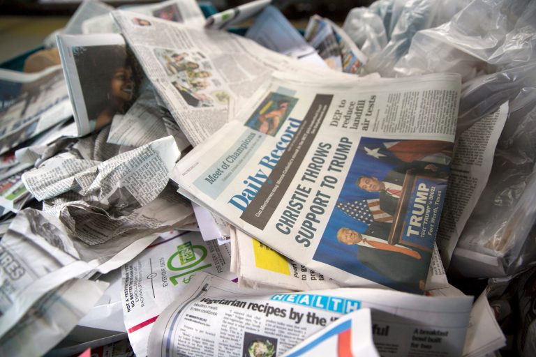 Of the 19 papers that have endorsed, 11 are endorsing a candidate from a different party they backed in 2012. (AP Photo/Mary Altaffer)