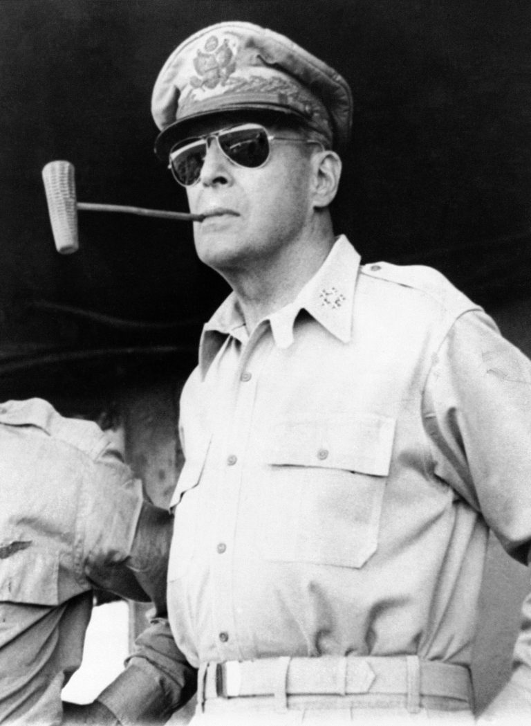 In 1942, Gen. Douglas MacArthur traveled to Australia, along with planes, troops and supplies to turn the tide in World War II's Pacific front. (AP File)
