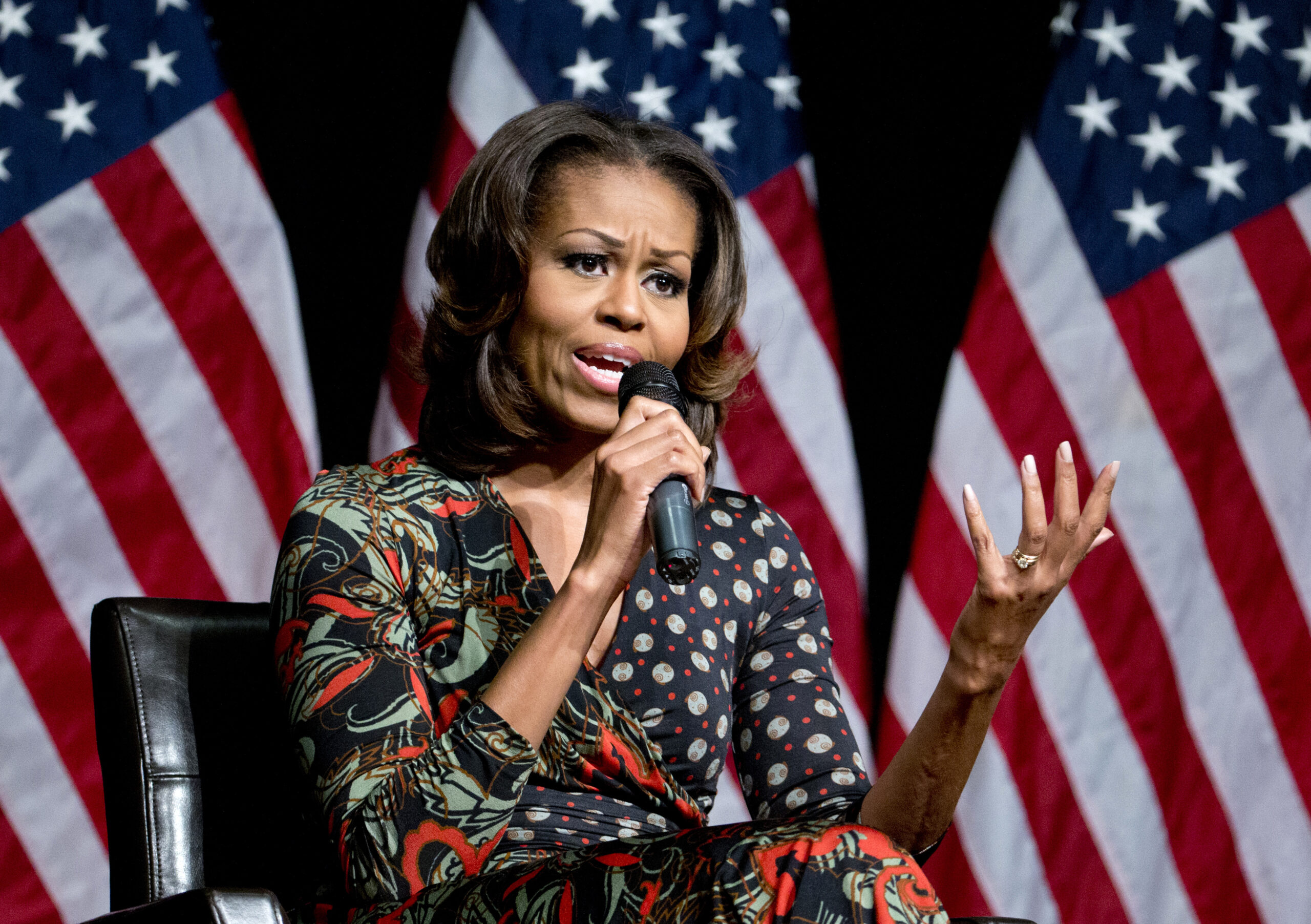 First lady emphasizes importance of education at D.C. school