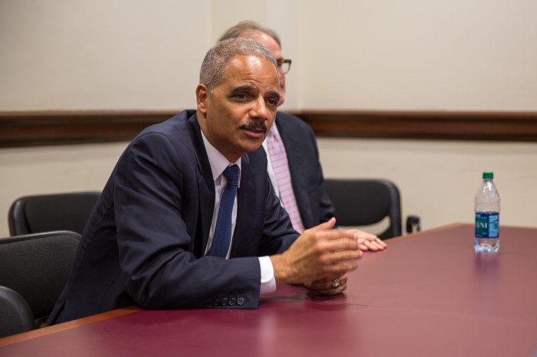 Holder Hosts ‘Lawyers for Hillary’ as FBI Investigation Goes On