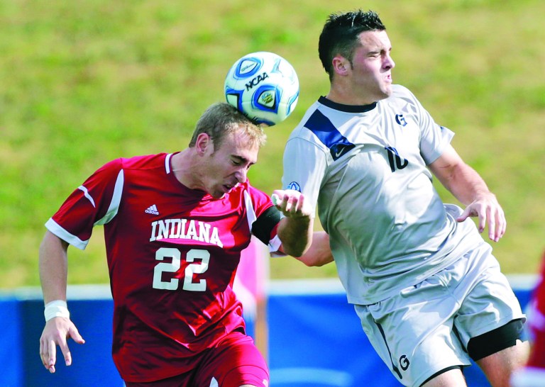 Dave Martin/AP
Freshman Brandon Allen scored 16 goals, including 10 game-winners, for Georgetown in the fall.