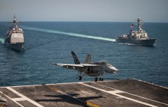 Pentagon, Navy aren’t touching Trump’s call to replace ‘no good’ launchers on aircraft carriers with ‘goddamned steam’ catapults