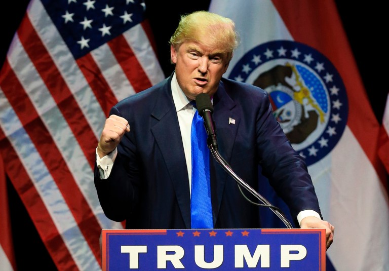 On Thursday night, Donald Trump had the chance to transition to 