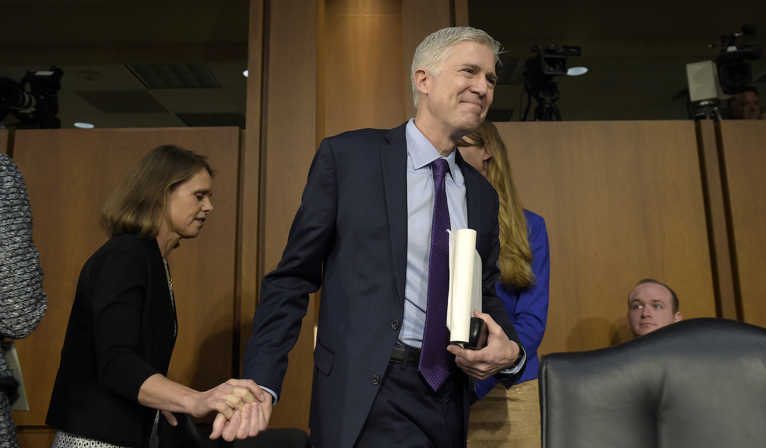 Gorsuch downplays ties to wealthy clients