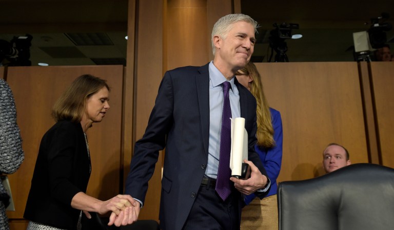Gorsuch said many of his clients supported his confirmation, not just the wealthy. (AP Photo/Susan Walsh)
