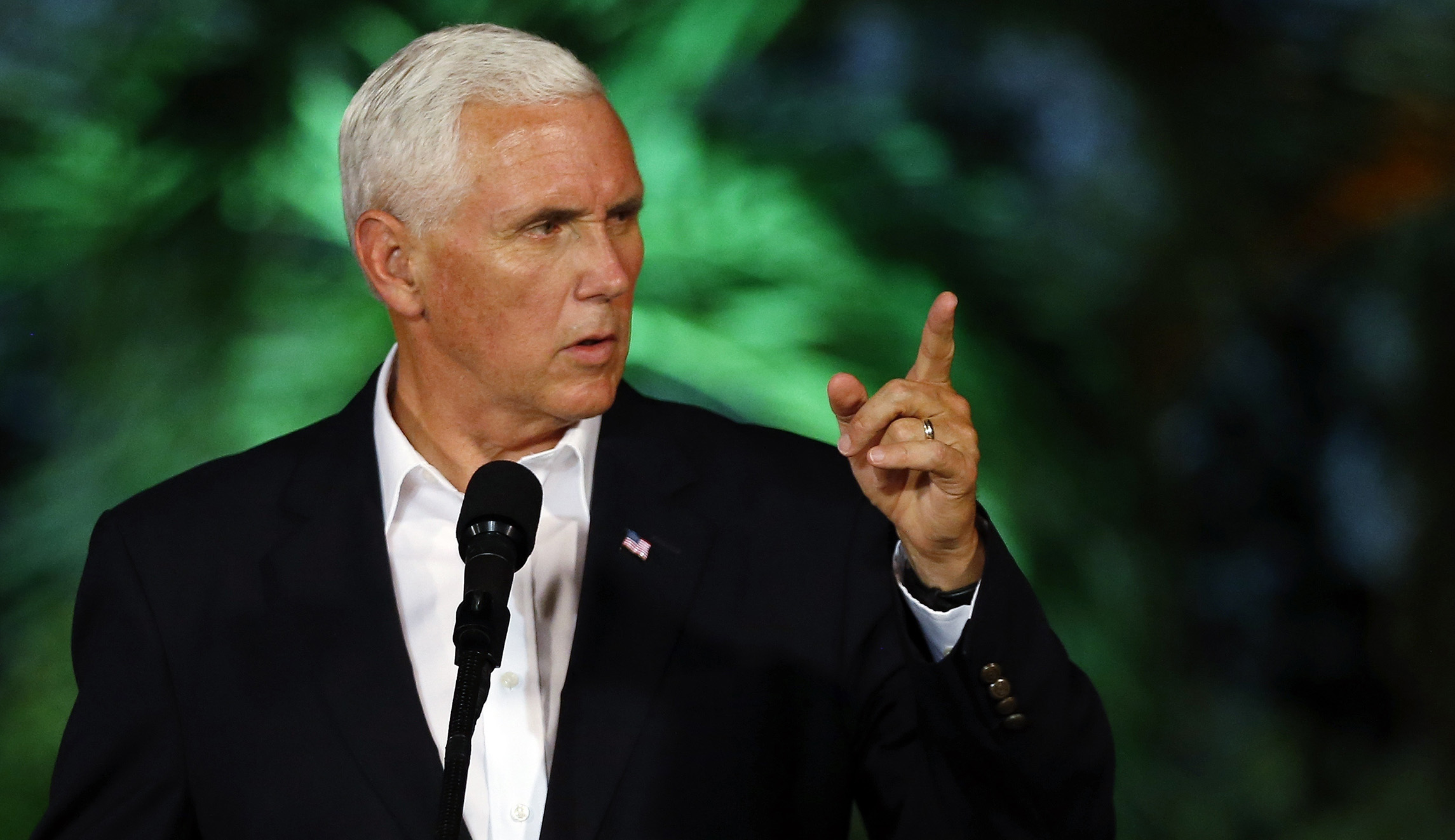 Attack white supremacists instead of whining about the press, Mike Pence