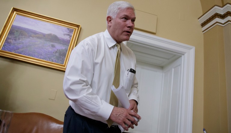 House Rules Committee Chairman Pete Sessions, R-Texas, said his panel plans to mark up the rule for debating a two-week spending bill lasting until Dec. 22, not Dec. 30. (AP Photo/J. Scott Applewhite)