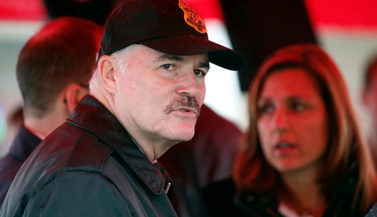 Montgomery County, Md., Police Chief Thomas Manger believes MS-13 is expanding its list of extortion targets to legitimate businesses, beyond the illegal ones they currently extort. (AP Photo/Alex Brandon)