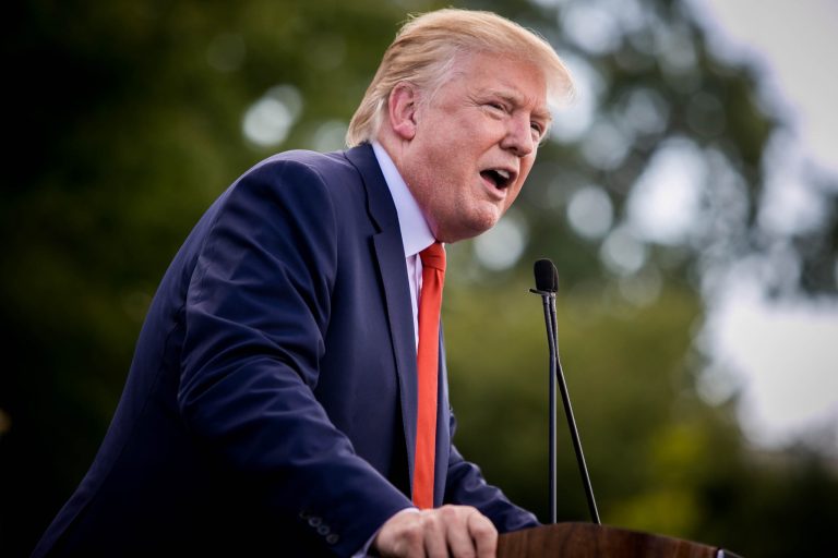 Donald Trump is the first Republican candidate to garner above 30 percent of support in the race for the nomination. (Graeme Jennings/Washington Examiner)