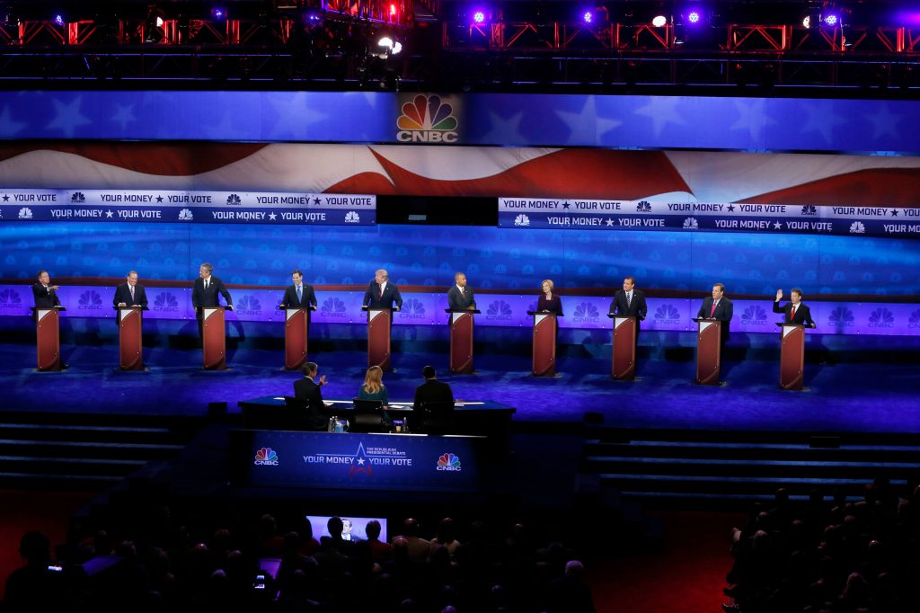 A graphical history of GOP primary debates