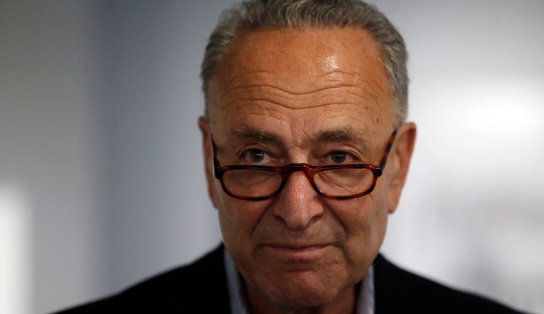 Senate Minority Leader Chuck Schumer, D-N.Y., joined the list of Senate Democrats distancing themselves from Harvey Weinstein by sending the Hollywood film producer's campaign donations to women's charities and other groups that fight against sexual violence. (AP Photo/Kiichiro Sato)