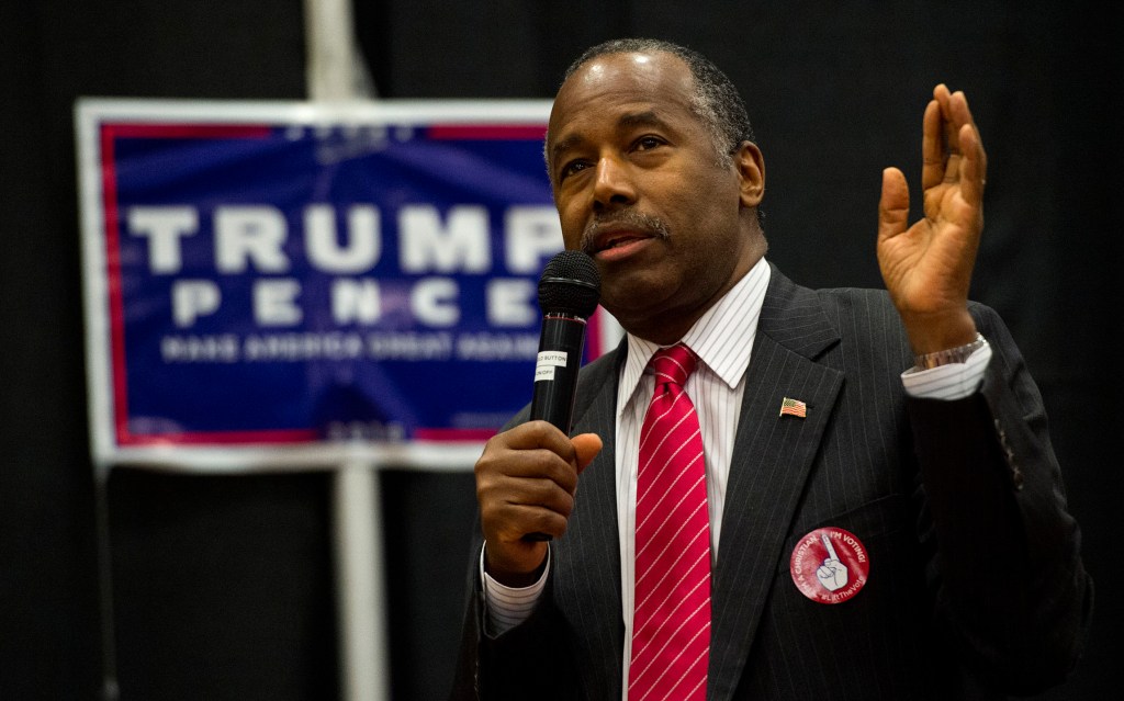 Reports: Trump picks Carson for HUD secretary