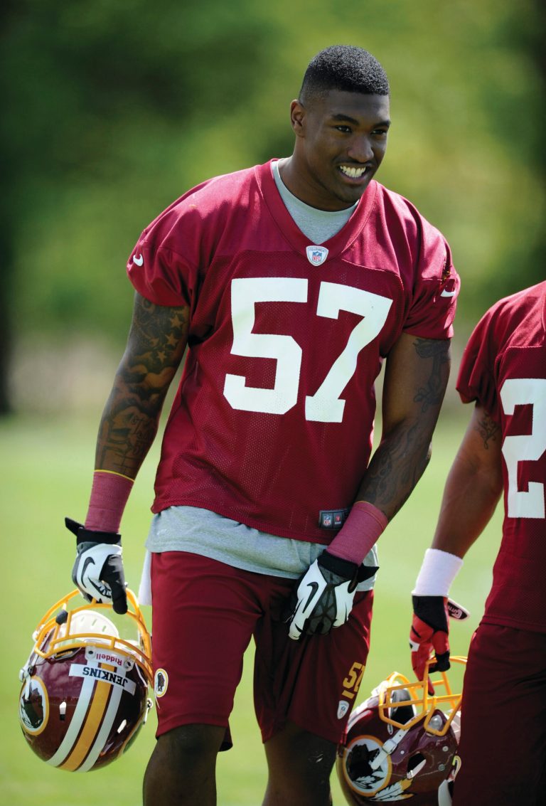 Nick Wass/Getty Images
Linebacker Brandon Jenkins, a fifth-round pick for the Redskins, had 22.5 sacks in his college career at Florida State.