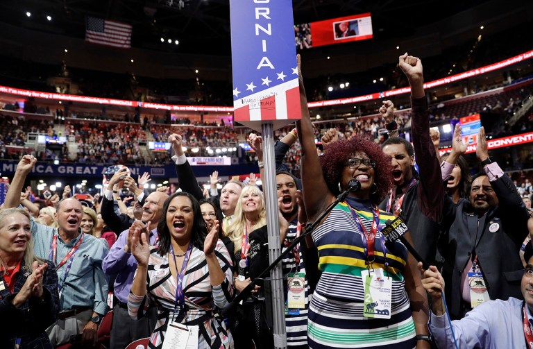 The head of the Erie County Department of Health said that they believe the norovirus started in California and was transmitted to members of the delegation. (AP Photo/John Locher)