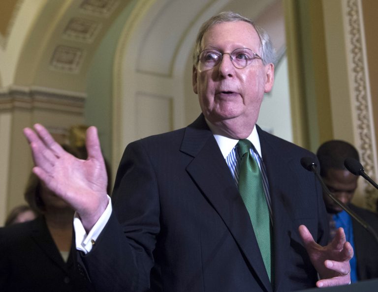 Senate Majority Leader Mitch McConnell took steps to speed up consideration of legislation to defund Planned Parenthood. (AP Photo)
